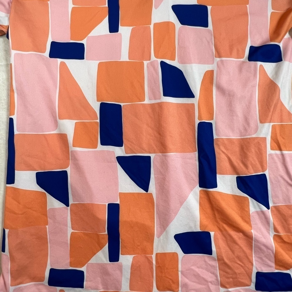 Bad Birdie Geometric Color Block Size Medium Perf… - image 5